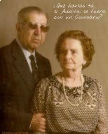 oscaralmunia's tweet photo. Los padres de Joaquín Sabina ❤️
Adelita y el comisario Jerónimo https://t.co/VlsYvGiw9D