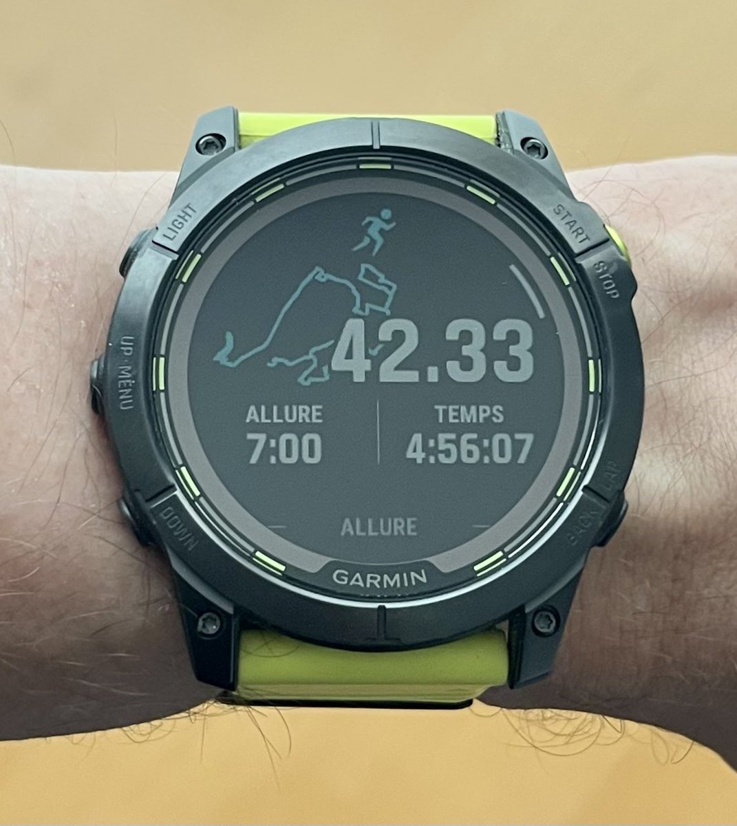 Un marathon quelconque de ma part et je ne suis pas du genre à me réfugier derrière des excuses (chaleur,…). J’assume quand je me loupe. Au boulot…