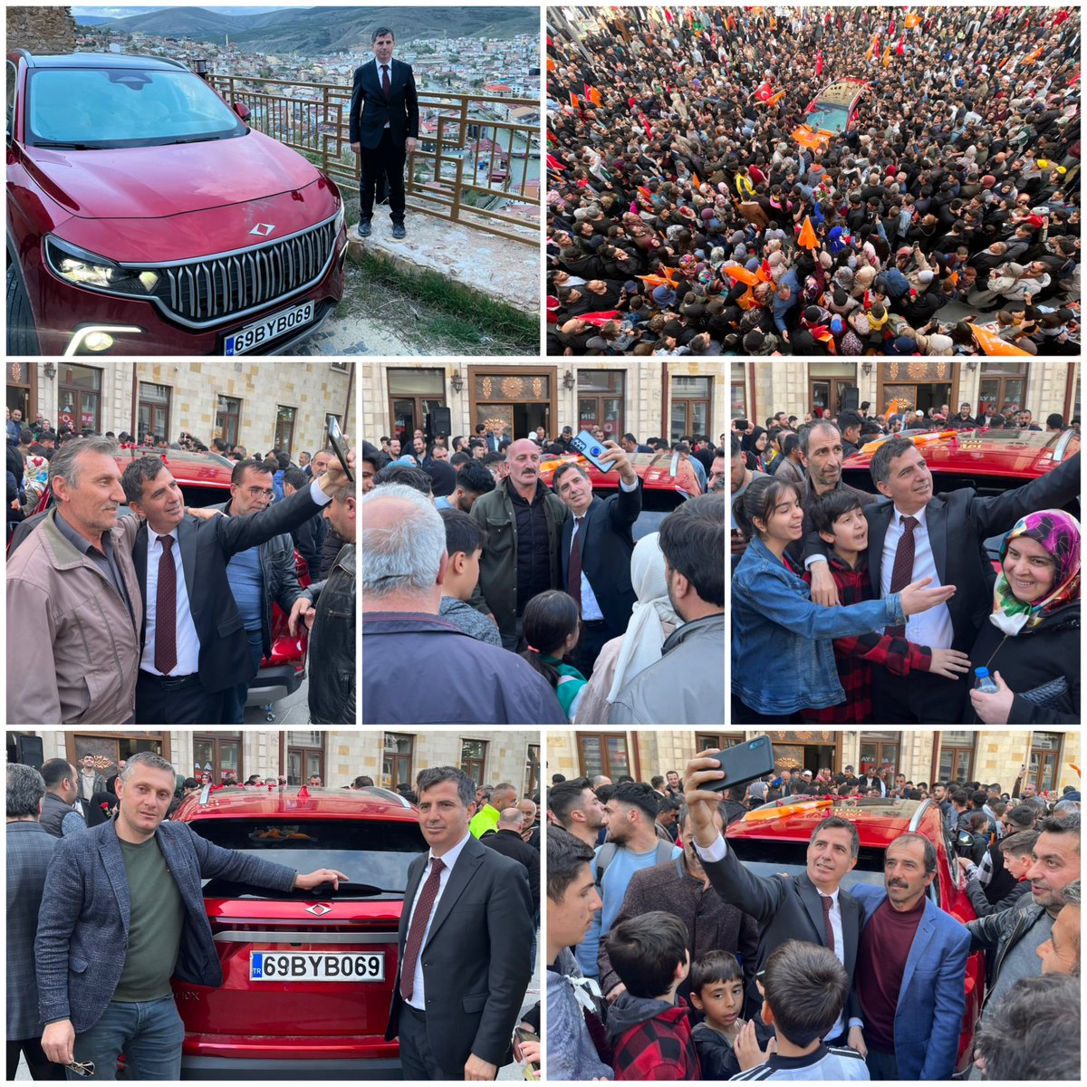 Hemşehrilerimizle buluşan TOGG’umuz, şehrimizde yoğun ilgi gördü. 🚘
Yerli ve Milli otomobilimiz TOGG’la buluşan vatandaşlarımızın mutluluğuna ortak olduk. Cumhurbaşkanımız Sayın <a href="/RTErdogan/">Recep Tayyip Erdoğan</a> Beyefendi başta olmak üzere, bizlere bu gururu yaşatanlardan Rabbim razı olsun.