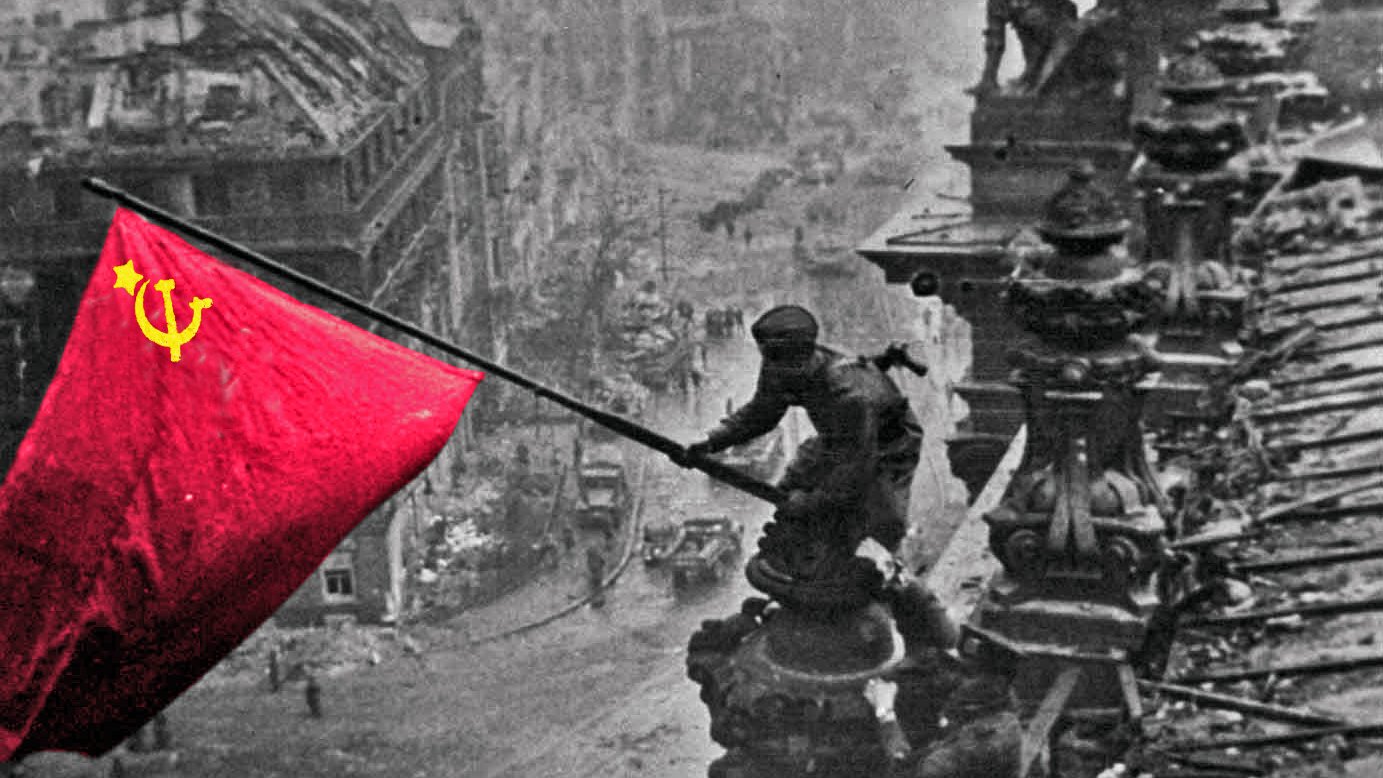 красный флаг над берлином