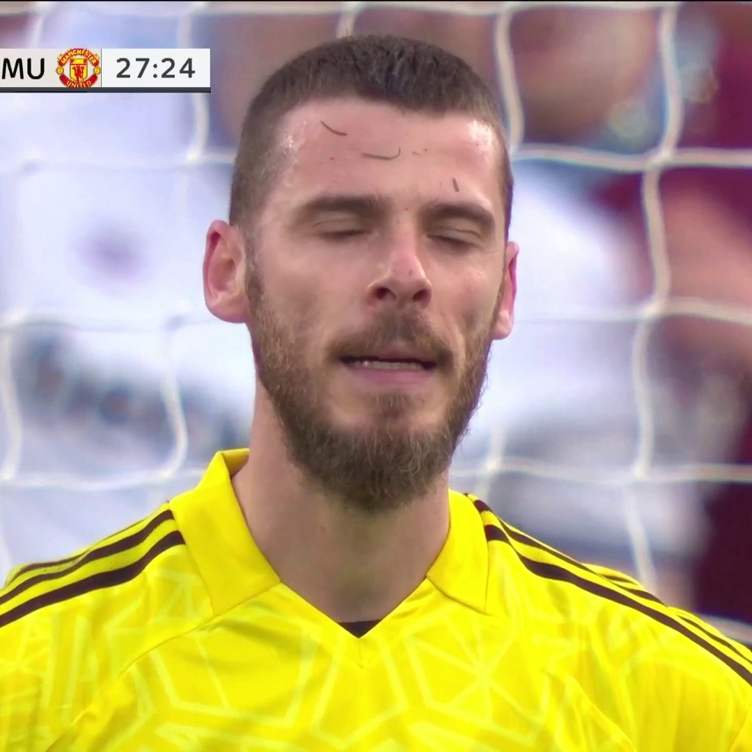 On no De Gea.