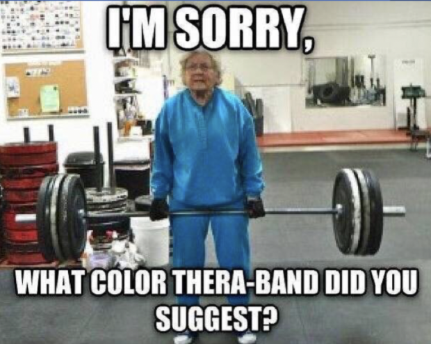 The APTA’s Top Five Choosing Wisely Recommendations revealed that older adults are often prescribed low-dose exercise and physical activity that are physiologically inadequate to increase gains in muscle strength. We need to match each individual’s abilities and goals! #dudpthod