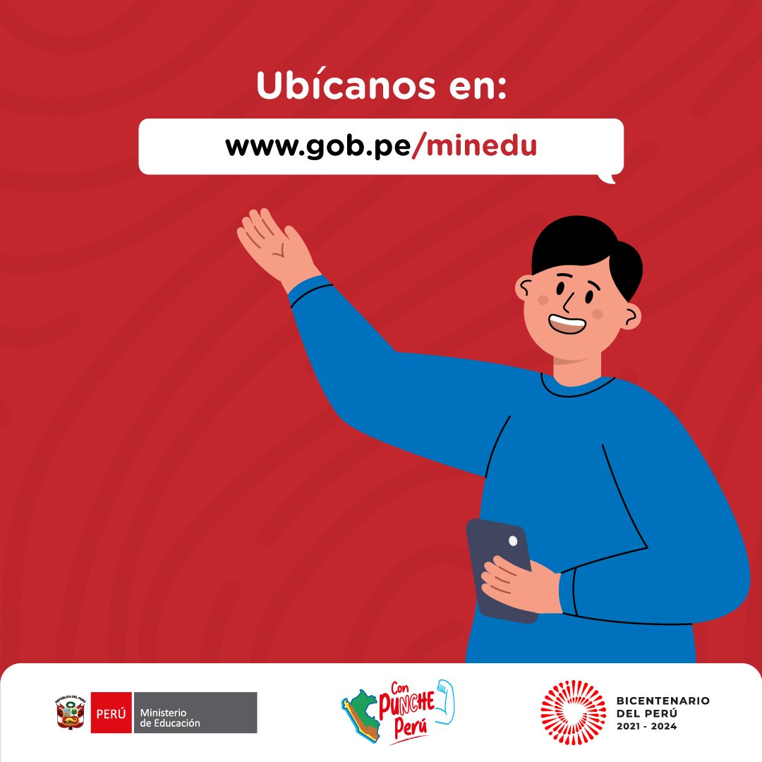 Ministerio de Educación on Twitter "📌No olvides visitarnos en 👇 https