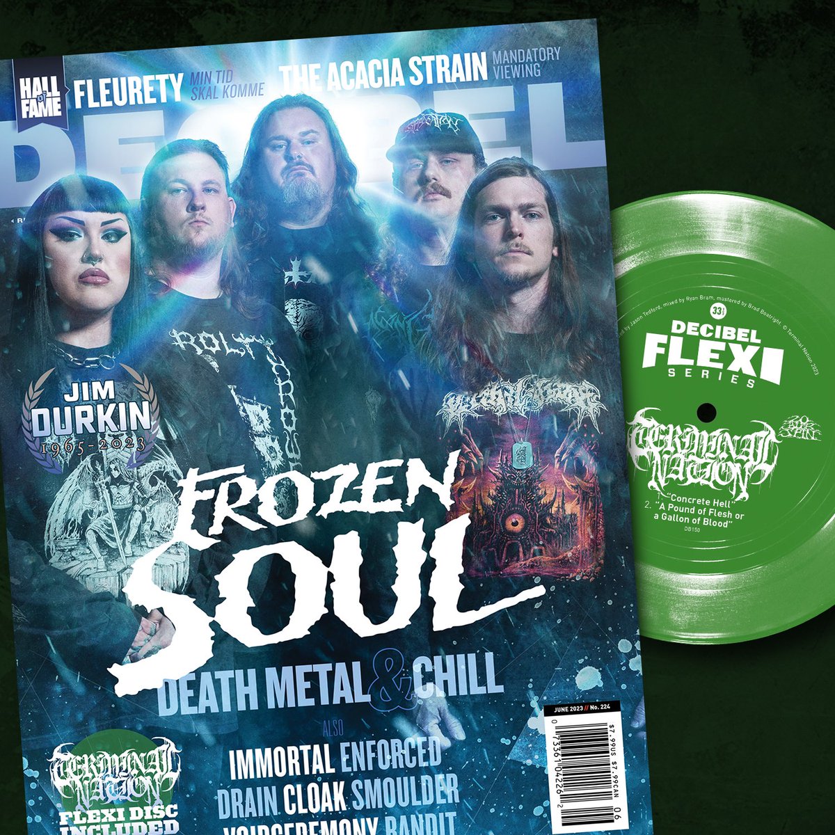 dbmagazine's tweet photo. Copies of our June issue, featuring cold-school Texas death dealers @frozensoultx along with an exclusive flexi disc featuring TWO new tracks from Little Rock death metallers @terminalnation, are moving fast! Don't blow it.
https://t.co/yLm1SuiVVq
#frozensoul #terminalnation https://t.co/qHALjc4yZk