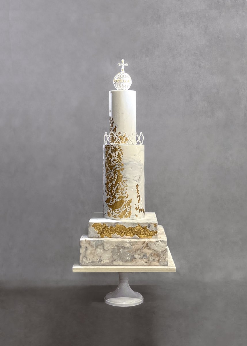 #CoronationCake No celebration is complete without cake! And the coronation is no different. We were extremely proud to be asked to collaborate on the design and decoration of their Coronation cake. The cake was presented by Pladisglobal as a gift at Windsor Castle .