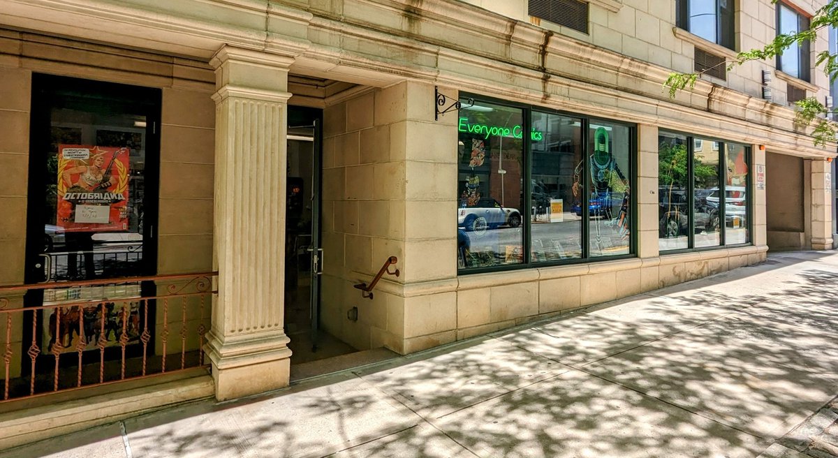 ReadDGC's tweet image. We're at @EveryoneComics right now. Come on down and pick up @OctobrianaComic, and get it signed by @NStevenHarris &amp;amp; @stoonami