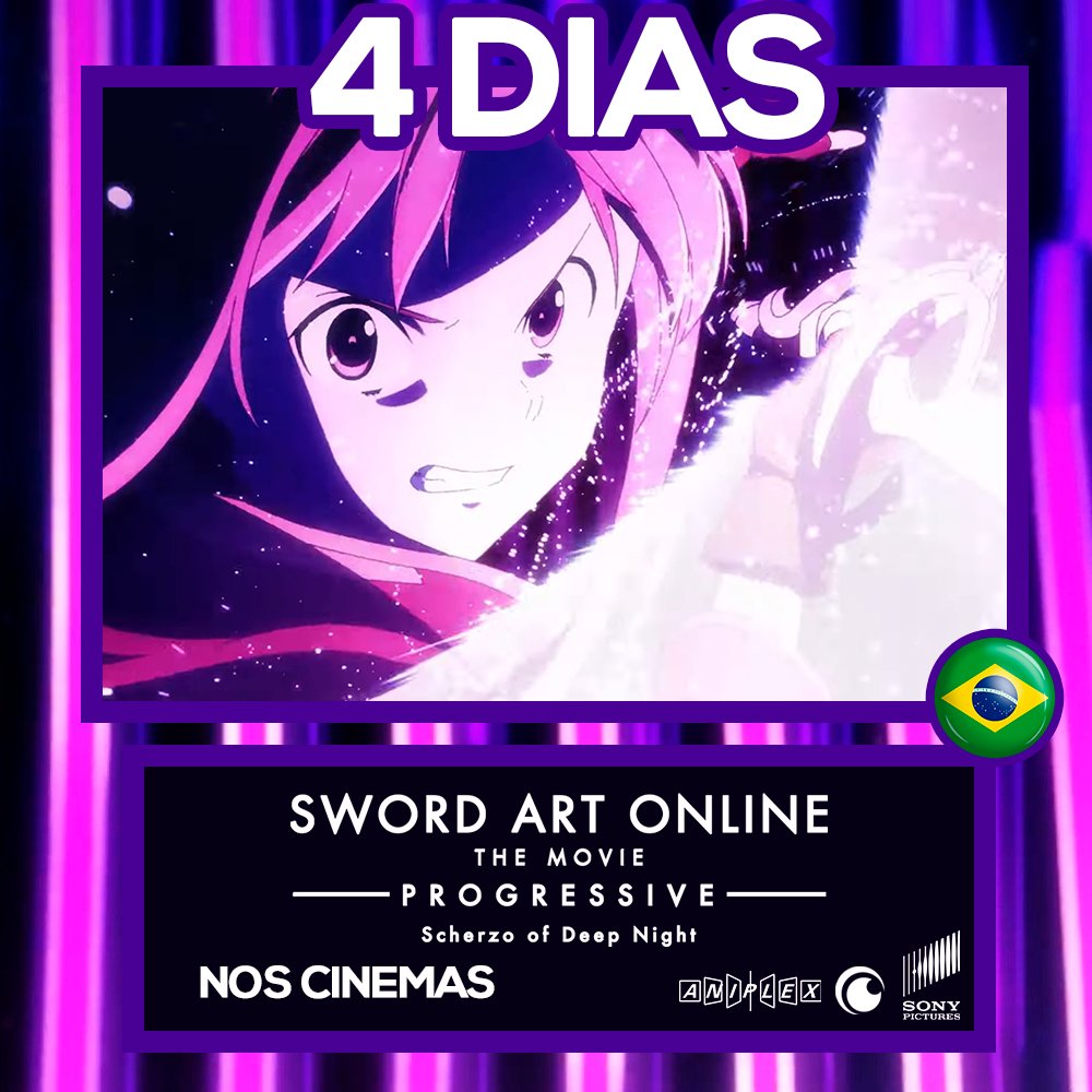 2º Filme de Sword Art Online: Progressive irá estrear nos cinemas  brasileiros