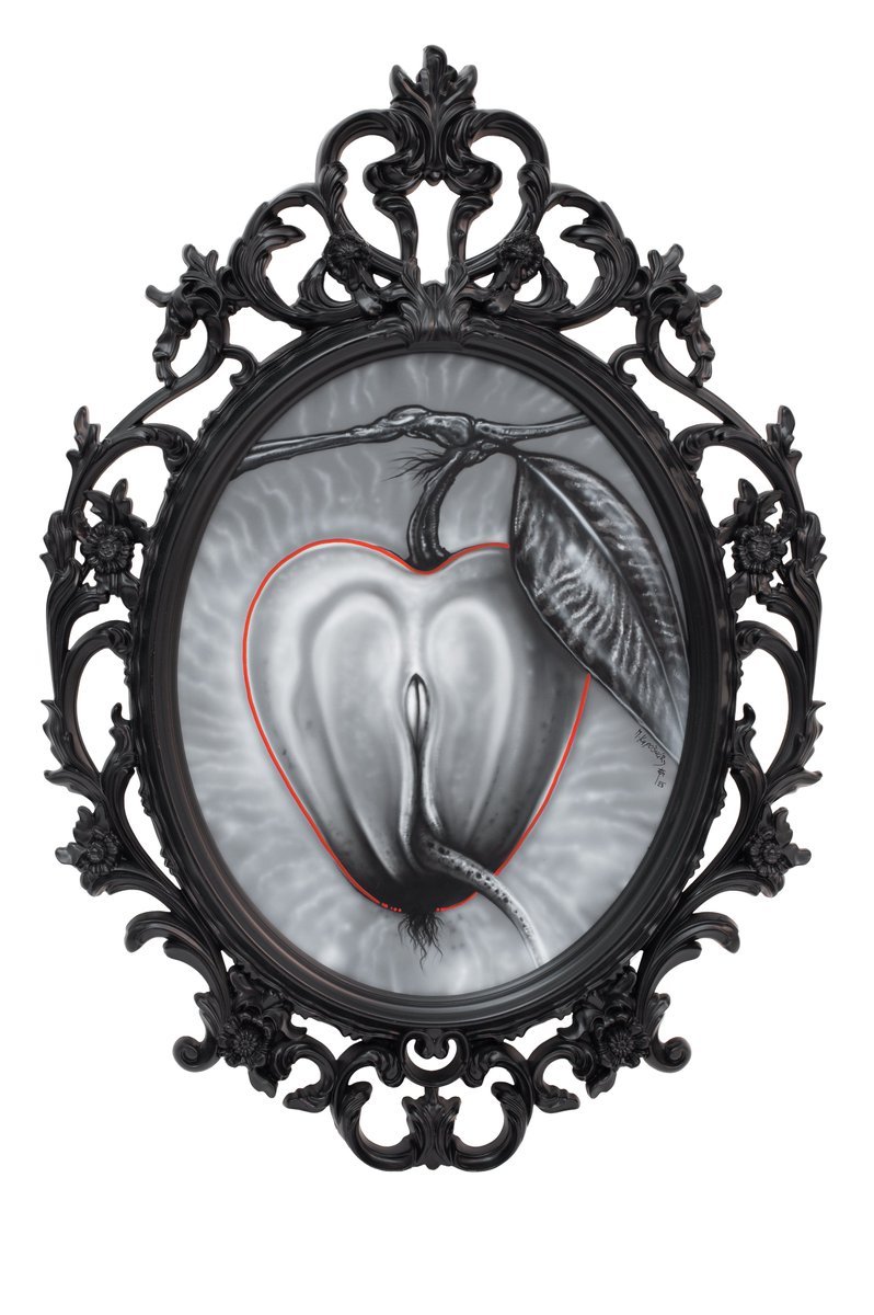 MKaposvary's tweet photo. Photoshoot at the photographer's Airbrush painting titled: Eve's Betrayal. From the Grey Zone series. Painted on composite base with thinner based paints.
Photographed by @michalbohac_fotograf

#airbrush  #art #eva #apple #eden #snake #surealism #devil #satan #painting https://t.co/KeRNtpoZd9