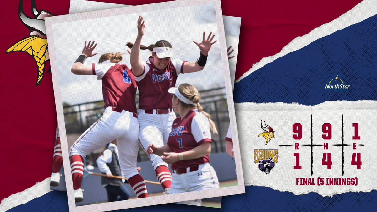 VCSU Vikings (@vcsuvikings) on Twitter photo .<a href="/VCSUsoftball/">VCSU Softball</a> is headed to the 'SHIP‼️
Final (5 innings): VCSU 9, Bellevue 1
For the second straight year, VCSU goes into the NSAA Championship undefeated! VCSU's opponent will have to defeat the Vikings twice.
🥎 First pitch of the NSAA Championship is Monday at 1 p.m. CT. .<a href="/VCSUsoftball/">VCSU Softball</a> is headed to the 'SHIP‼️
Final (5 innings): VCSU 9, Bellevue 1
For the second straight year, VCSU goes into the NSAA Championship undefeated! VCSU's opponent will have to defeat the Vikings twice.
🥎 First pitch of the NSAA Championship is Monday at 1 p.m. CT.