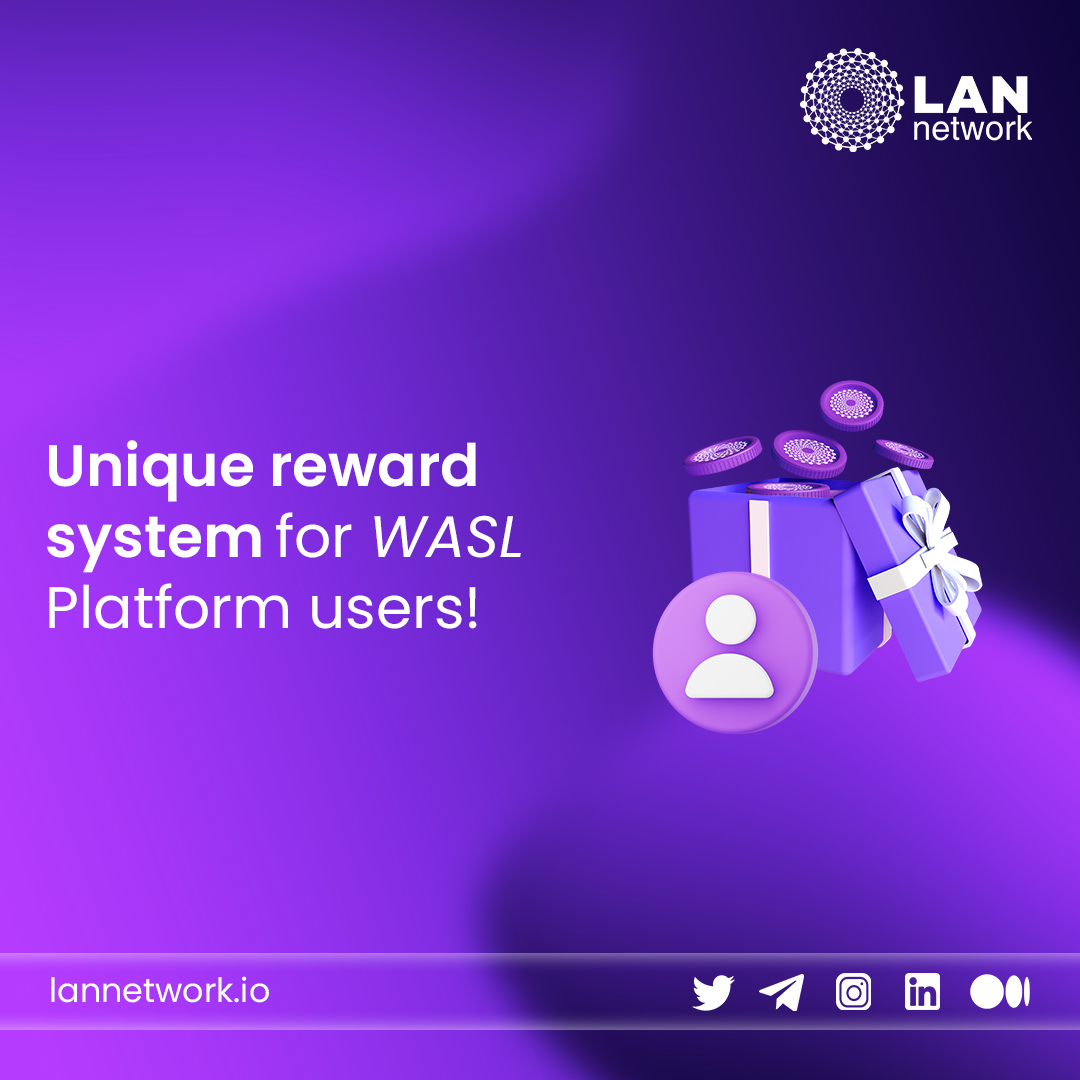 lan_network's tweet photo. WASL Platform is introducing a distinctive system of rewards for its users.
In the LAN Ecosystem, you'll be able to receive rewards in the form of NFTs๐จ, Tokens๐ช and Airdrops๐
#LAN #Layer1 #blockchain #Lanblockchain #LanEcosystem #WASLPlatform #Rewardsystem #DeFi #Web3 #SAFU https://t.co/M8HhdNGqio