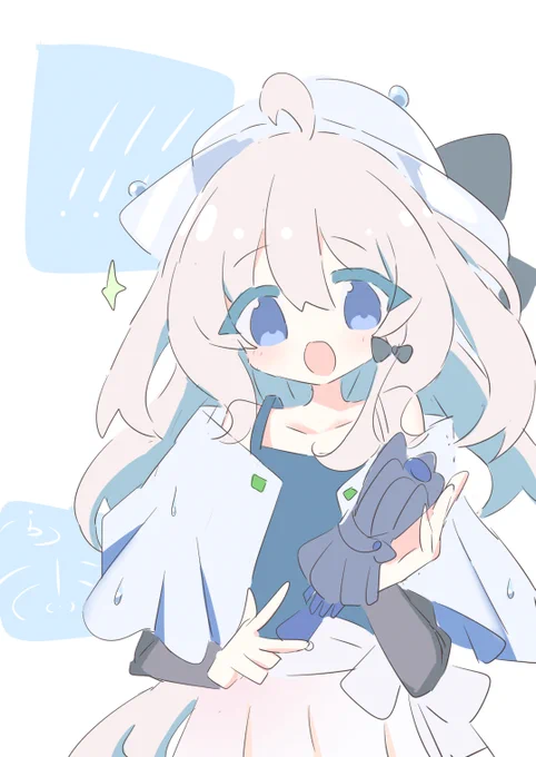 雨ですわ!