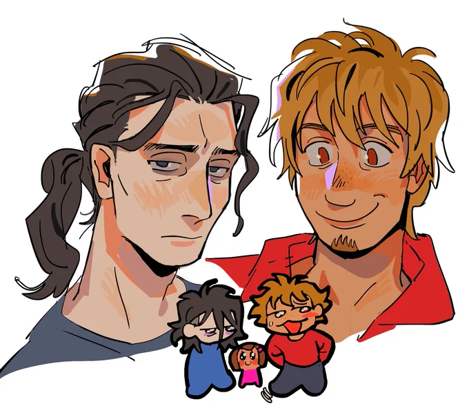saw their time skip versions and couldn't resist....