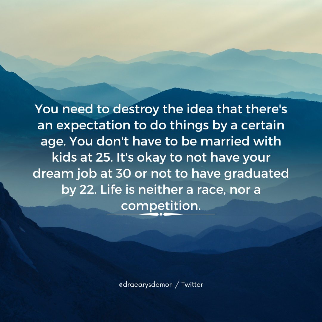 Sometimes life can make us feel like we have to keep up with the pace of others. Go at your own speed and trust that you're on the right track. Age is just a number, so take your time and don't let anyone rush you #GoAtYourOwnPace #AgeIsJustANumber #Expectations #TrustYourJourney