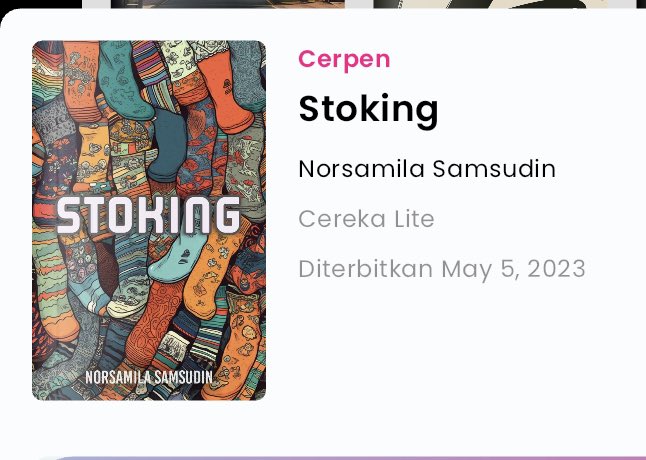 chahsudah's tweet image. #Cereka daripada haritu lagi dok nak beleh isi kandungan dalam ni tapi asyik la nanti, nati. Semalam, saya mulakan pembacaan dgn cerpen Stoking ni. 

Bahasanya ringkas dengan vibe fantasi. Penyampaian kemas. 

Vibe fantasi bercampur dengan nusantara ni memang pergi ye.