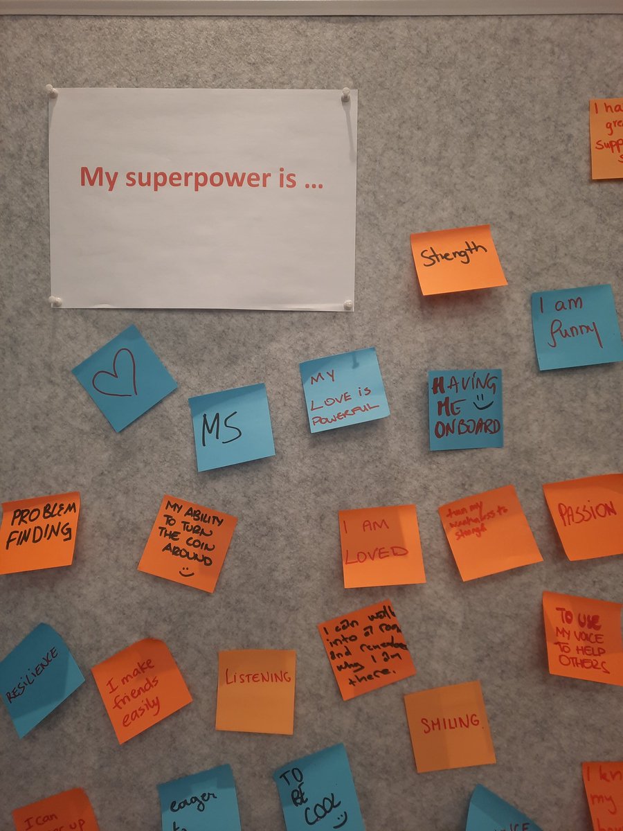 eumsplatform's tweet image. What is your #superpower? Young people with #MultipleSclerosis sharing how they see themselves across a board of strength! #UnleashYourPotentialwithEMSP 
@eumsyouth 
#EMSP2023