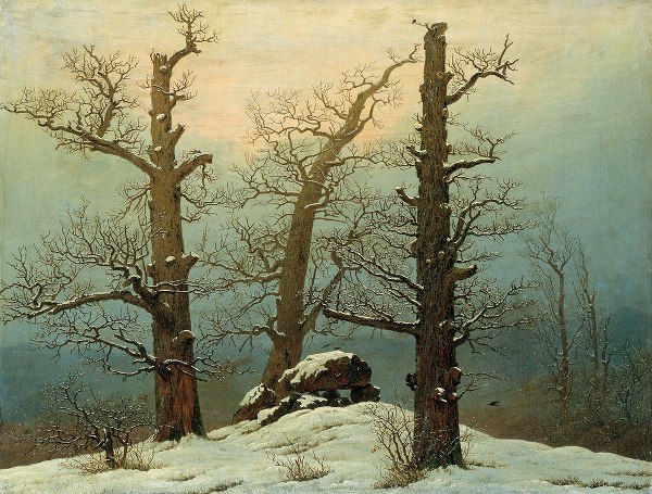 Regulus65's tweet image. J. Parvulesco
A propos d'une peinture de C. David  Friedrich.
Ce qui se trouve représenté là, c'est le haut lieu d'un  culte antérieur, un sanctuaire divin, un lieu où  la présence  divine se manifestait d'une  manière  directe sous les  regards d'adoration éperdue  des appelés.