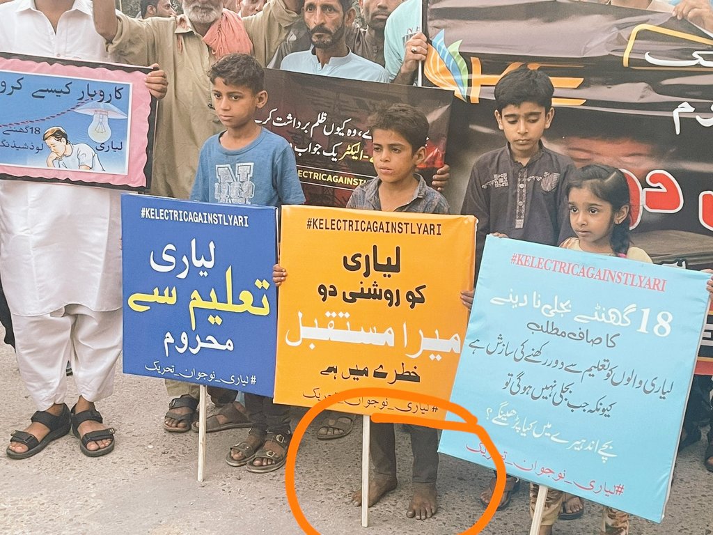 AsadJalab's tweet photo. #kelectricagainstlyari https://t.co/LcCVkprxO1