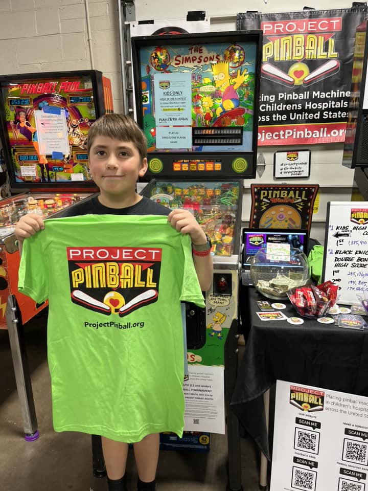 ProjectPinball's tweet photo. Day 2 of #Pinfest2023 is in the books! Thank you so much for visiting the booth, playing in the High-Score Contest, & for entering your kiddos into the Youth Tournament! Shout out to Howard for running the booth & the Youth Tourney - See you at #Pinfest2024! https://t.co/glG10VR7Mb