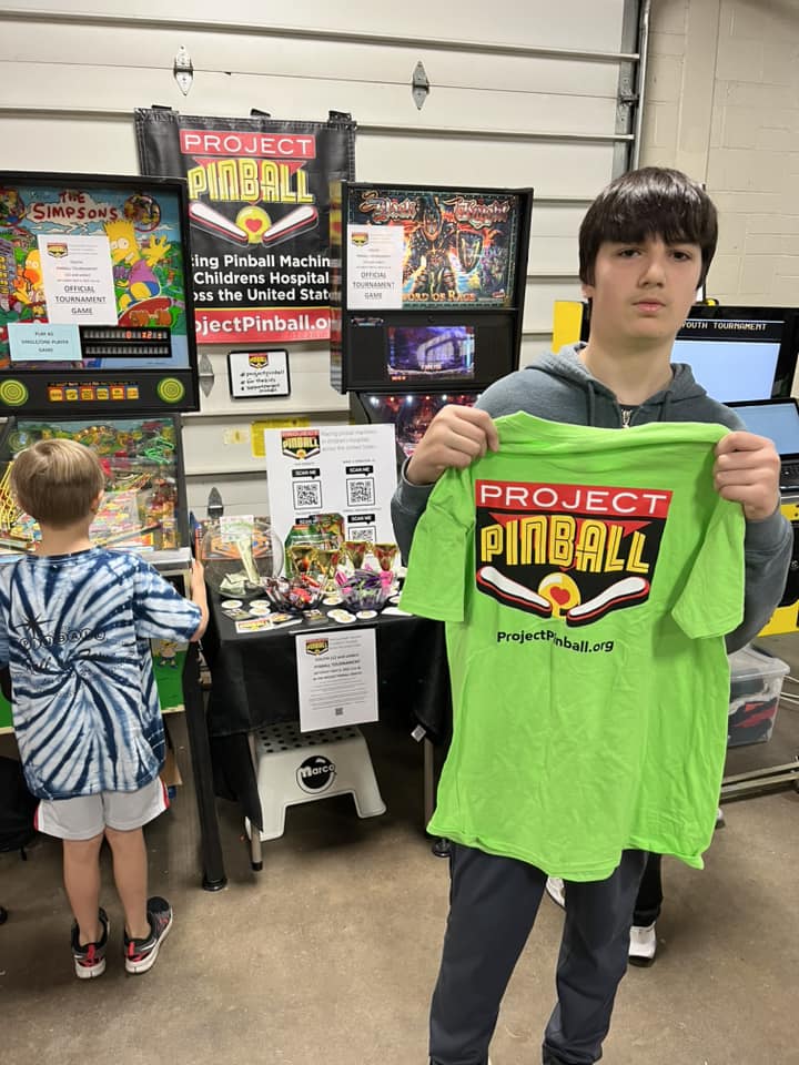 ProjectPinball's tweet photo. Day 2 of #Pinfest2023 is in the books! Thank you so much for visiting the booth, playing in the High-Score Contest, & for entering your kiddos into the Youth Tournament! Shout out to Howard for running the booth & the Youth Tourney - See you at #Pinfest2024! https://t.co/glG10VR7Mb