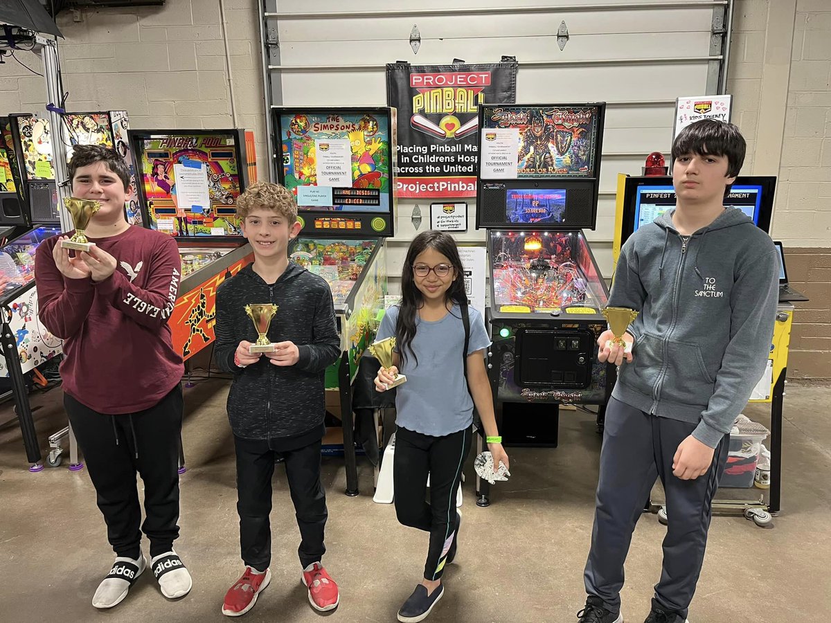 ProjectPinball's tweet photo. Day 2 of #Pinfest2023 is in the books! Thank you so much for visiting the booth, playing in the High-Score Contest, & for entering your kiddos into the Youth Tournament! Shout out to Howard for running the booth & the Youth Tourney - See you at #Pinfest2024! https://t.co/glG10VR7Mb