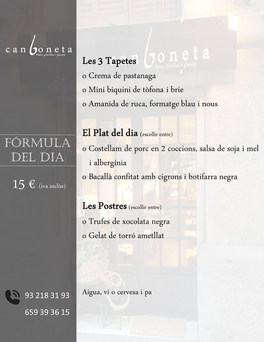 La Fórmula del dilluns!!!
Molt bona setmana a tothom!!!