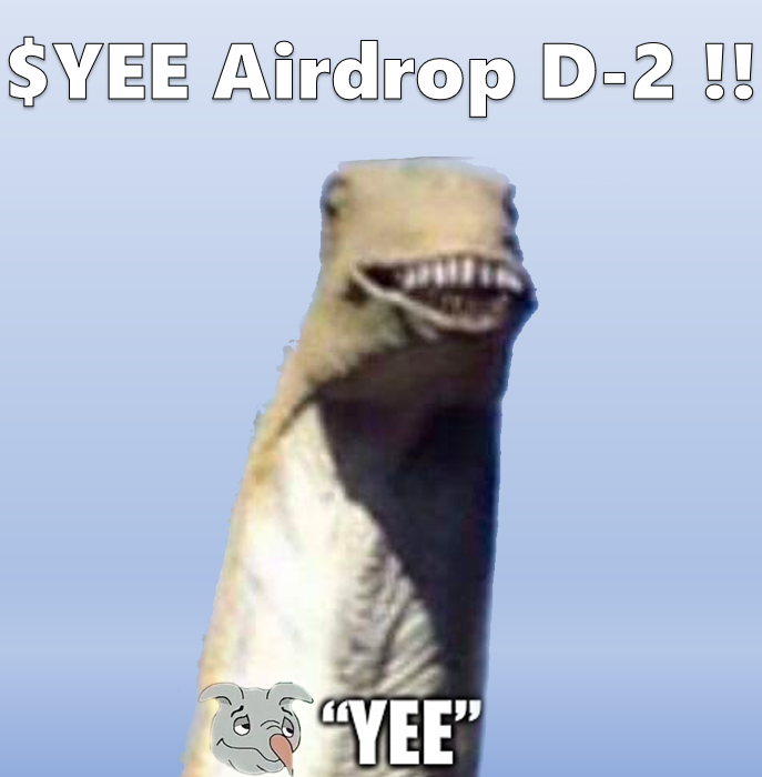 D-2 until $YEE Airdrop! 🦕

don't miss joining $YEElist and just $YEE~

app.questn.com/quest/76663581…