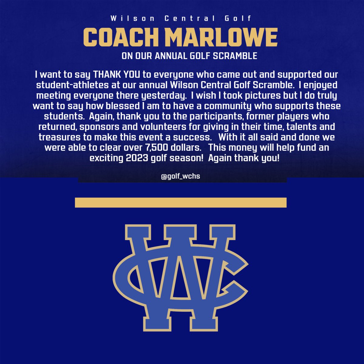 Thank you, Wildcat family!