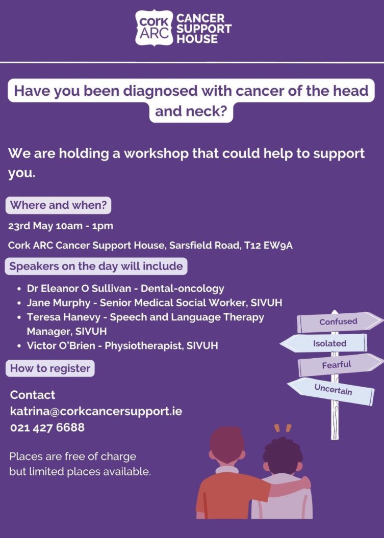 Deirdre Callanan (@deecallanan16) on Twitter photo Very informative worthwhile workshop for head and neck cancer patients 23rd May <a href="/CorkARCcancer/">Cork ARC Cancer Support House</a> @sivuh #supports #services #survivorship Very informative worthwhile workshop for head and neck cancer patients 23rd May <a href="/CorkARCcancer/">Cork ARC Cancer Support House</a> @sivuh #supports #services #survivorship