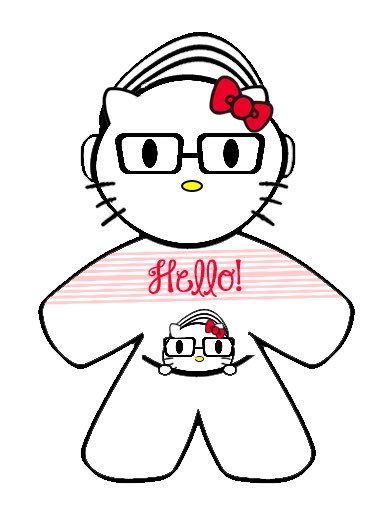 sciloland's tweet photo. Scilo in Hello Kitty suit! #scilo #sciloland #creative #suit #hellokitty #sanrio #cat #cosplay #hello #vancity #innerchild #combover #art #photooftheday #nft #illustration #photooftheday #popart #characterdesign #illustration https://t.co/WYxq50W54Y