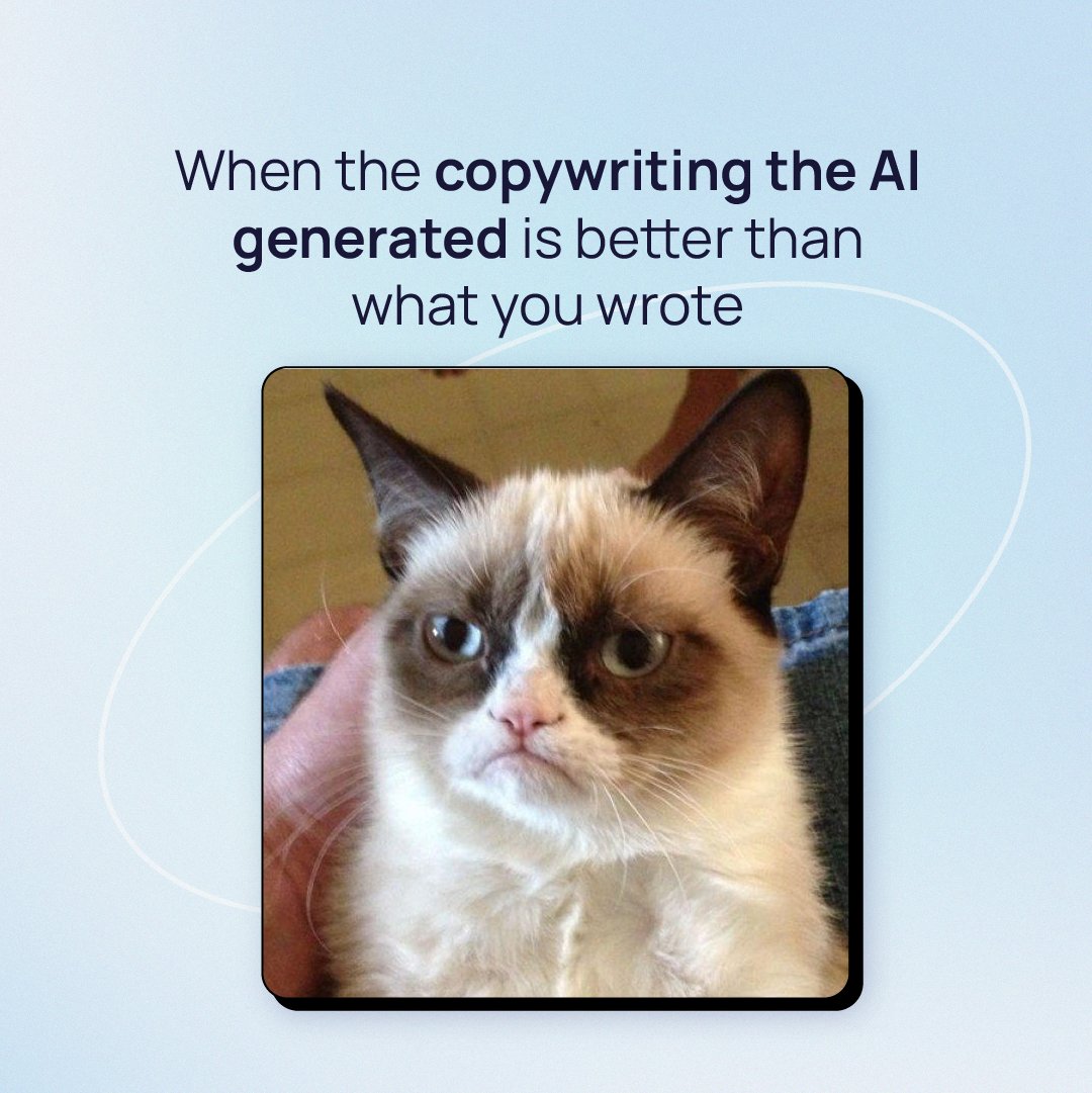BrandBastion's tweet image. When you try to compete with an AI and fail 😂 #aicopywriting