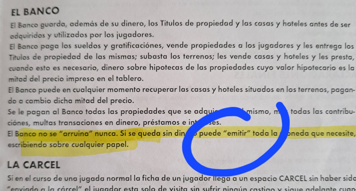 NielAJ's tweet photo. Ahora entiendo donde se formaron estos muchachos!!!! Gracias Monopoly!!! Fundamental el uso de comillas y la aclaración SOBRE CUALQUIER PAPEL. Namaste https://t.co/EE8DnuAteW