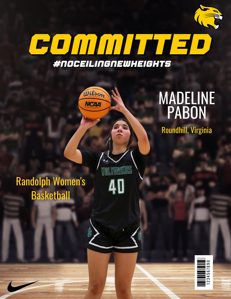🚨🚨🚨COMMITMENT ALERT🚨🚨🚨
•
Madeline Pabon is from Roundhill, Virginia!
•
Madeline plans to major in Sports Medicine and Exercise Studies!