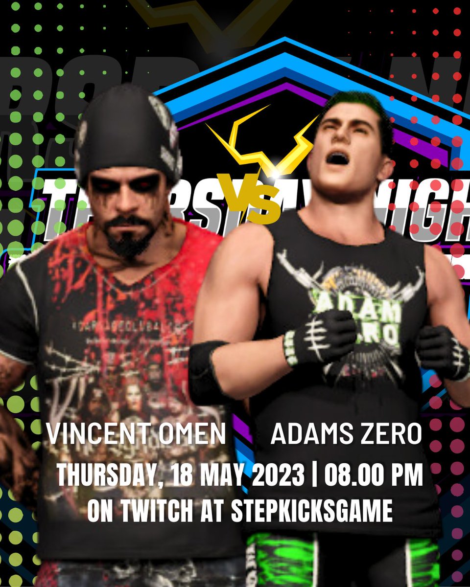 Thursday Night Main Event 

Vincent Zero and Adams Zero has FINALLY come to an agreement. 

#STEELCAGEMATCH

AGREEMENT
If Vincent loses, he can't go after Tag Team Titles
If Zero loses he can't go after the US Title. 
#GILDEDWRESTLING  #WWE2K23 #WWEGAMES #WWEEFED #WWE2K23NEWS