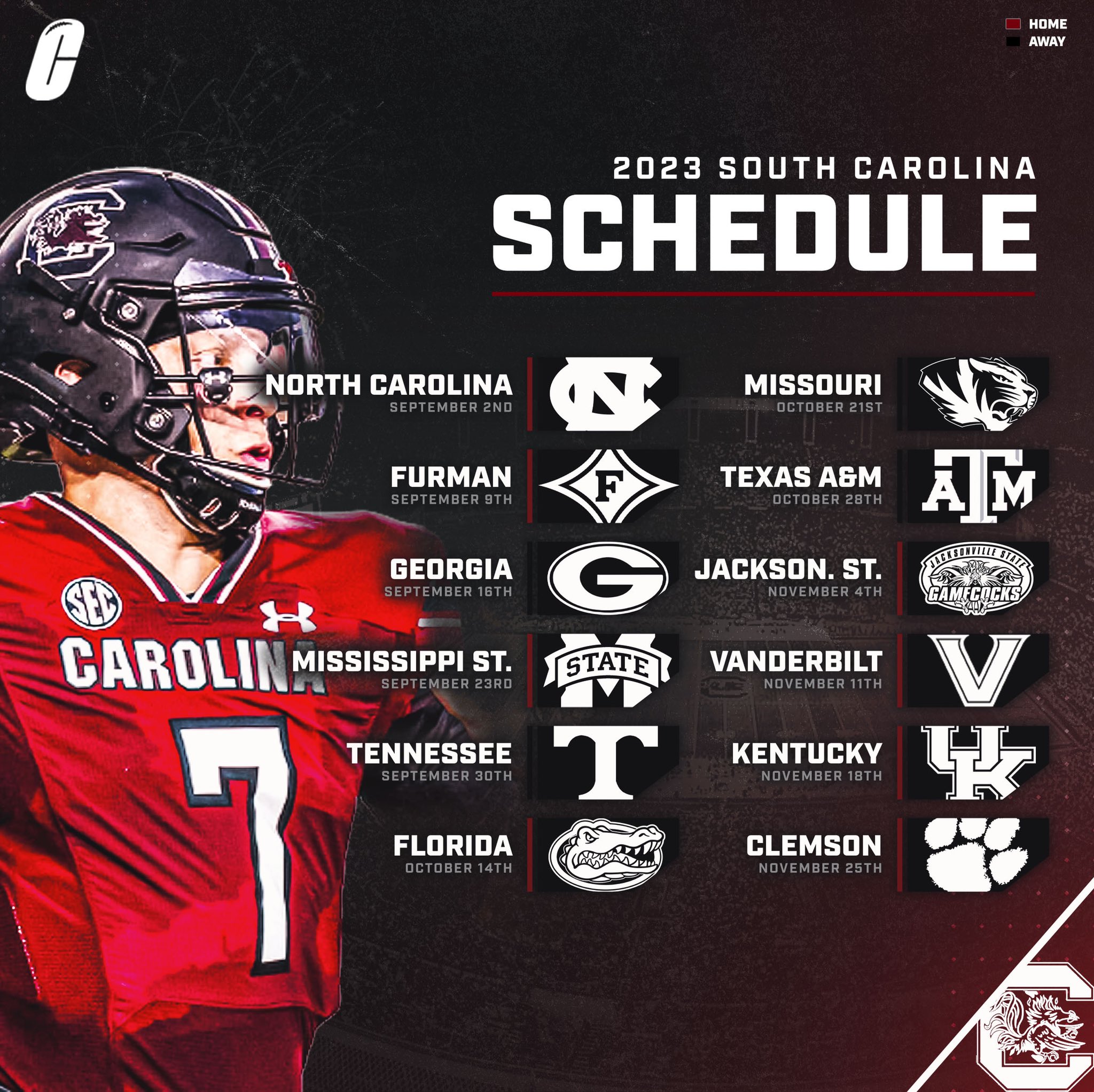 Usc Gamecocks Football Schedule 2025