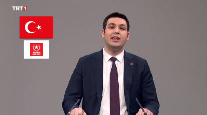 secimanaliz's tweet photo. Vatan Partisi Genel Sekreteri Özgür Bursalı: "Uyuşturucu ve LGBT özendiren filmlere izin vermeyeceğiz. TV ve internet platformlarını denetleyeceğiz." https://t.co/lrxraUf0w9