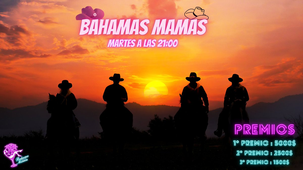 Project01_FiveM's tweet photo. ¿Quién será el mejor forajido de este evento que presenta el Bahamas Mamas? 🤠🤠

🔝https://t.co/3IVQeaDlFT 🔝

#roleplayer #FiveM #fivemserver #fivemroleplay #roleplayserver #fyp https://t.co/XPo0tcVK3S