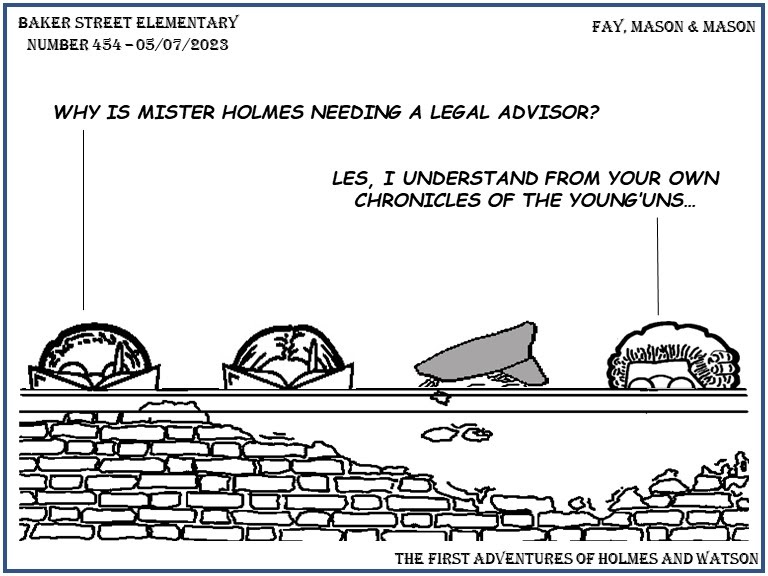 IHearofSherlock's tweet photo. Baker Street Elementary – Legally Binding https://t.co/FgTRtLdq0B https://t.co/nQ9O6QAIzu