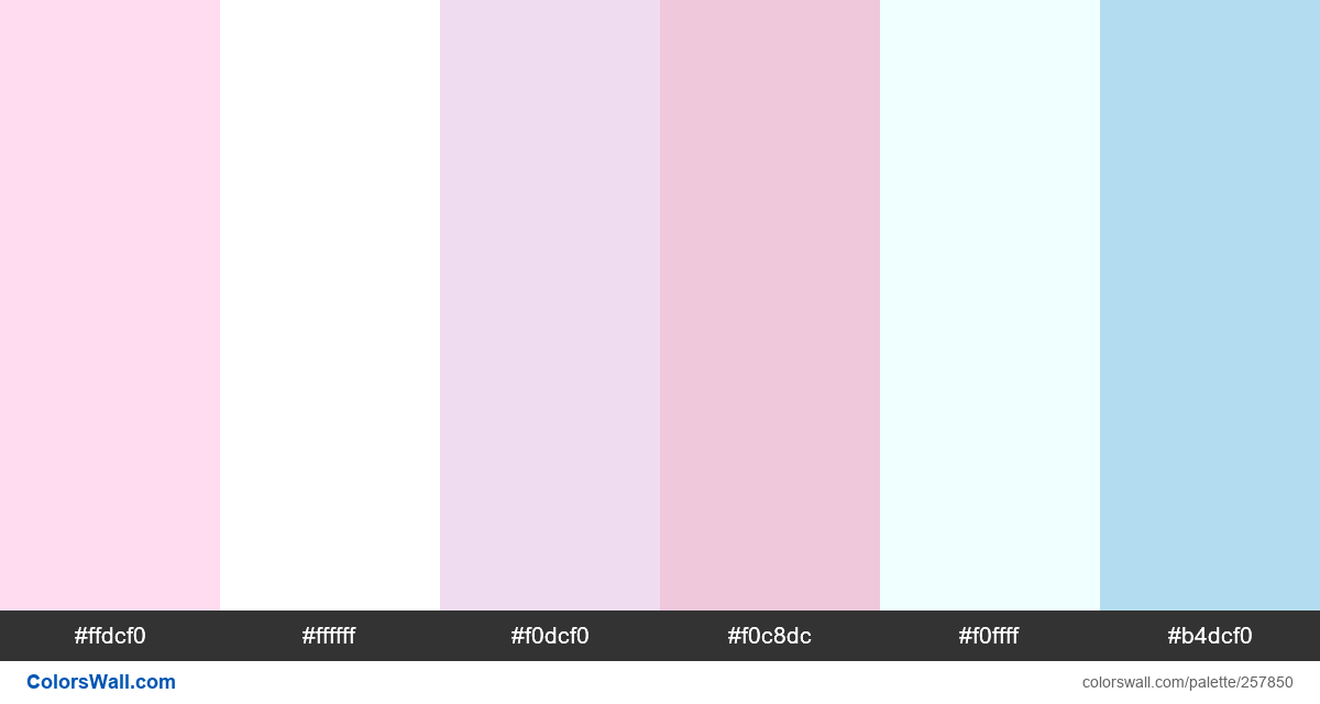 colorswall's tweet photo. Vector bills budget atm colors #ffdcf0, #ffffff, #f0dcf0, #f0c8dc, #f0ffff, #b4dcf0 #colors #palette https://t.co/4w8b2xZ16L https://t.co/LtGB3haOBq