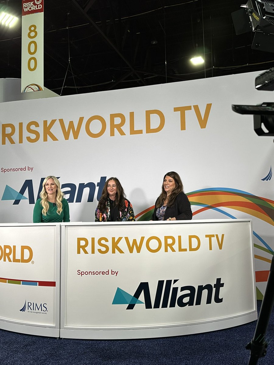 ShariPaul's tweet photo. How fast did #RISKWORLD fly by? What a whirlwind week of connecting with the amazingly talented &amp; exceptionally brilliant Alliant team. Honored to have had the opportunity to represent #Alliant &amp; assist our colleagues in showcasing their expertise. #TV #LiveStudio #SocialMedia https://t.co/l19uZGzli2