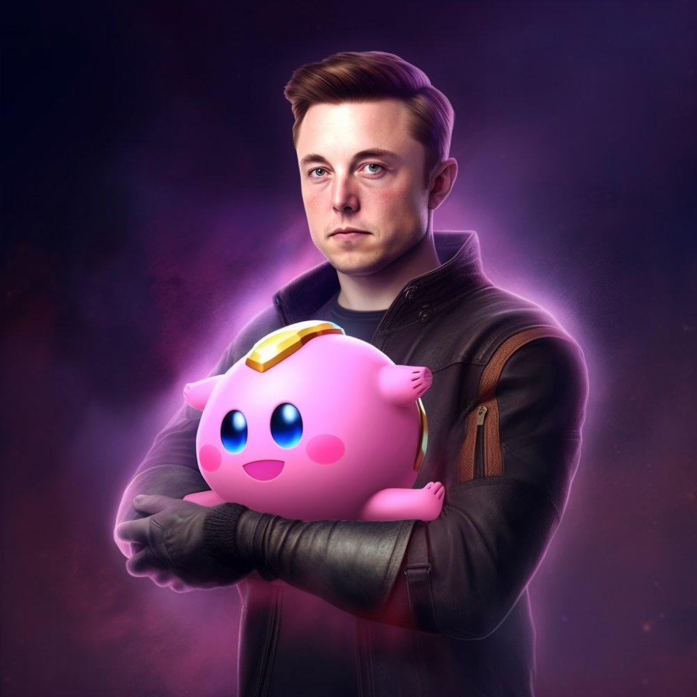 Kirby_Dollar's tweet image. Who needs a bear hug when you can have @elonmusk  holding $Kirby? Are you ready to ride along with us to the moon and beyond? 🚀🌕 Let's go, Kirbonauts! 🚀

 #MMGA  #memecoin  #MemeCoinSeason