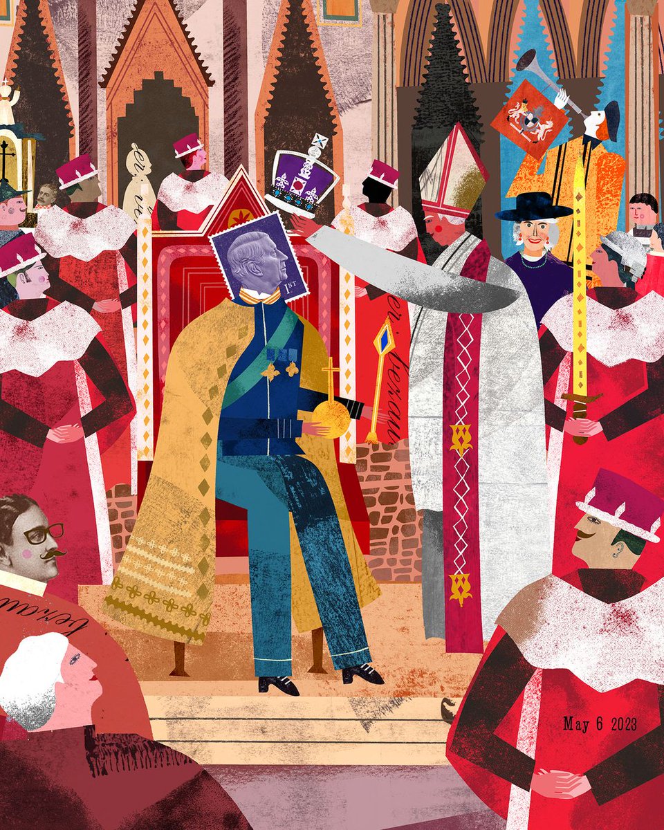 The Kings Coronation!  Martin Haake #illustrator #illustration #kingscoronation2023 #KingsCoronation #Coronation #England