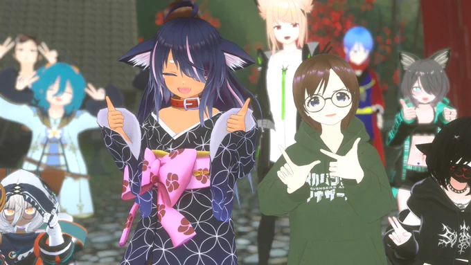陸奥乃はちさんの新モデルお披露目会にお邪魔してきました。 #VRchat