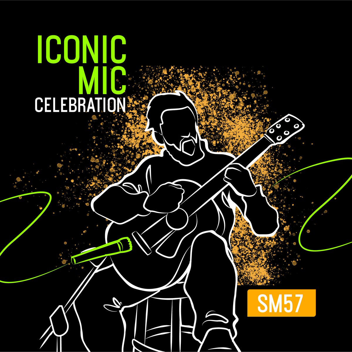 shure's tweet photo. The SM57 was made for great sound on the stage or in the studio. Learn more about this legendary microphone: https://t.co/xLTgOf2JLb
#IconicMicCelebration #SM57Day https://t.co/aP6shZ1wd8