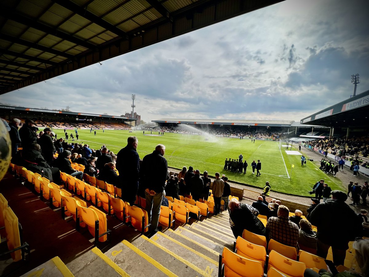 End of the football season, and have had the privilege of being the crowd doctor at ⁦<a href="/OfficialPVFC/">Port Vale Football Club</a>⁩ for their final match. I’ve loved every game; seeing the dedication of the fans, and the dedication of the club to their local community #utv #portvale #valiants
