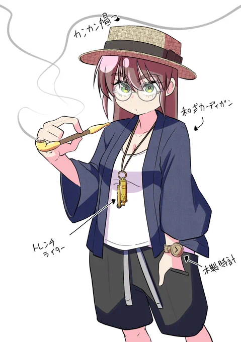 お絵描きマン。欲しい服とか小物を描いて着用イメージを膨らませがち