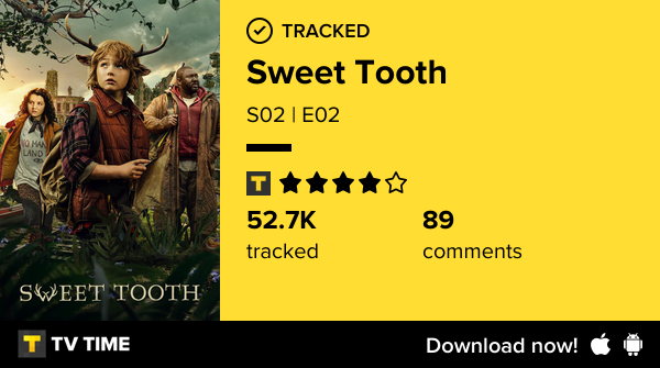 OhMyDeanWin's tweet photo. I've just watched episode S02 | E02 of Sweet Tooth! #sweettooth  https://t.co/wnIVV2dyTa #tvtime https://t.co/tOTP3RCNfA