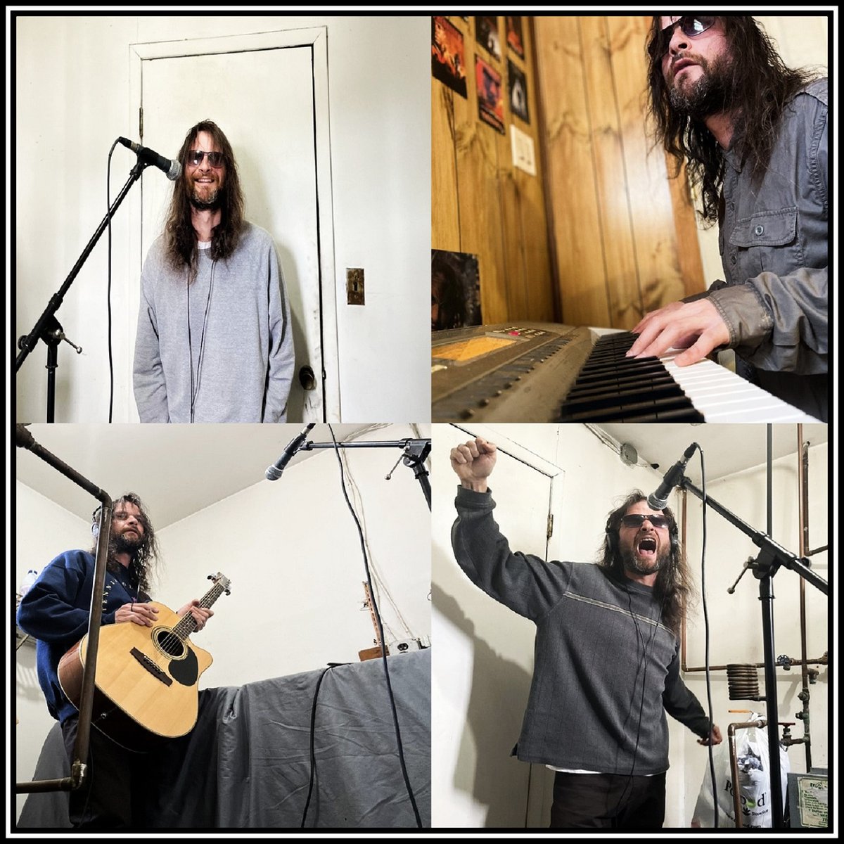 Recording the album 'Dead Again' vocals/guitar/bass/keyboard - Jared Michael Pihl open.spotify.com/album/1cS7PMEd… youtube.com/channel/UCuWCU… #SpotifyRT @ITHERETWEETER1 #YouTube #rockmusic #NewMusic #vocal #guitar