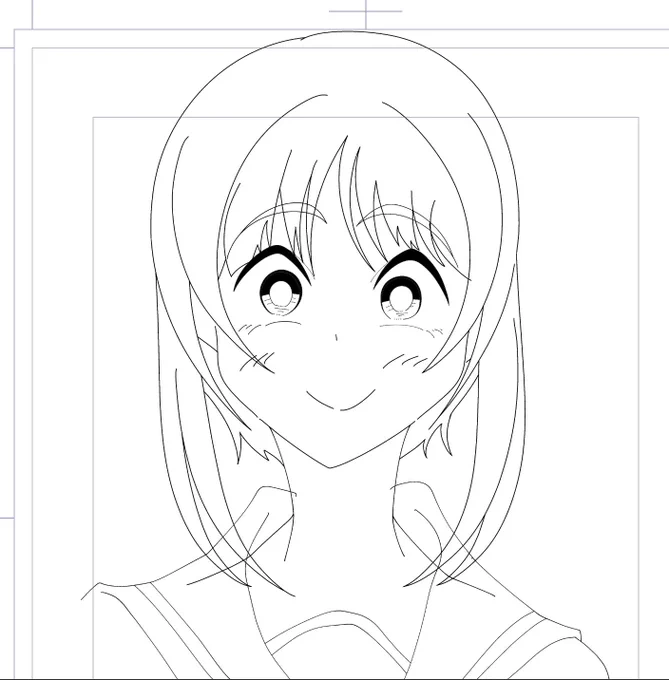 久々にみほ描いてます