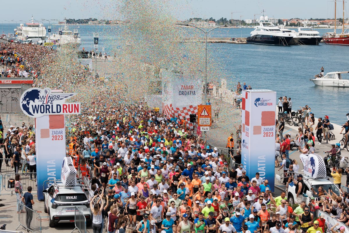 LikeZadar's tweet photo. Together for a great cause! @WFLWorldRun in Zadar, Croatia 💙 #LikeZadar #WFLWorldRun #WingsForLife
📷 Bojan Bogdanić https://t.co/yijHkpm4yq