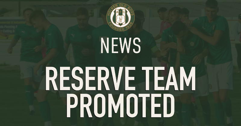 HOBAFC's tweet photo. 📰 Holker Old Boys AFC Reserve team are promoted in their debut season in Divison 2 of the West Lancashire League.

Read the full story...⤵️